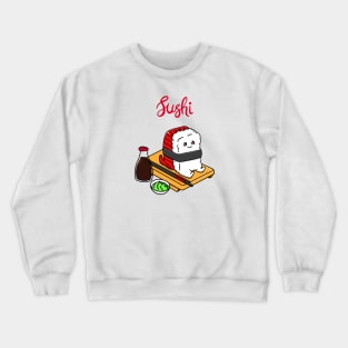 Happy Tuna Sushi Crewneck Sweatshirt